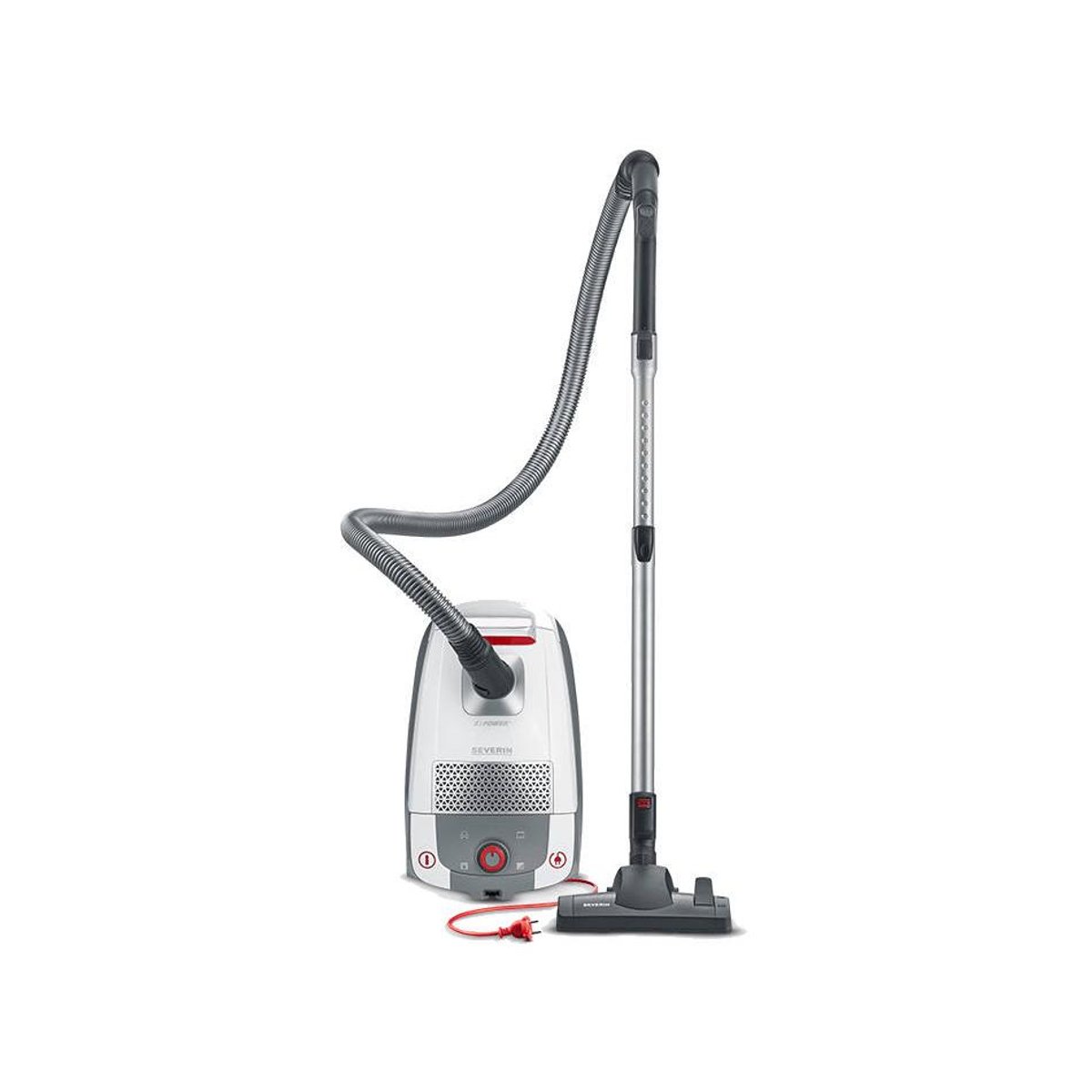 Aspirateur avec sac BC7047 blanc, SEVERIN