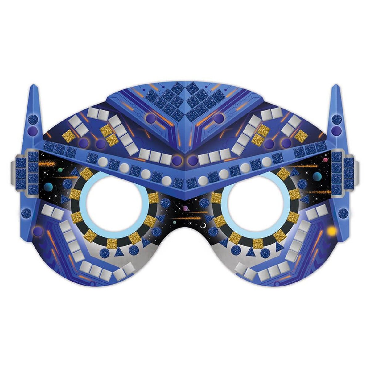 Mosaiques Masques Kit Creatif couleur unique, JANOD