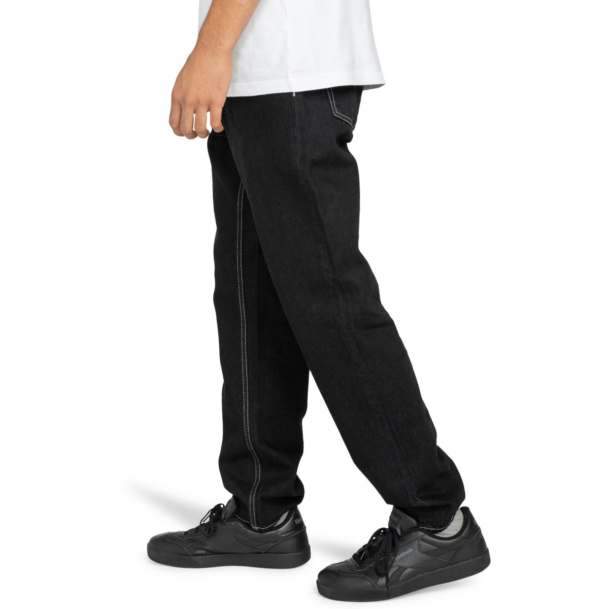 Jean REGULAR 5 DENIM noir washed black, ELEMENT