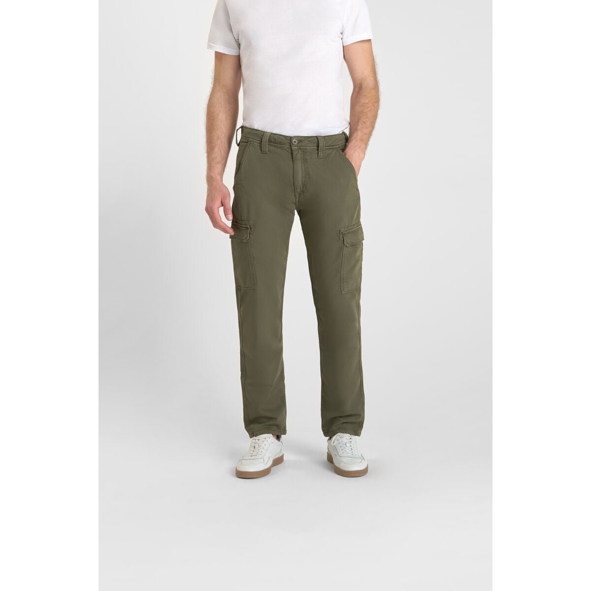 Pantalon cargo SELIAN khaki, LE TEMPS DES CERISES