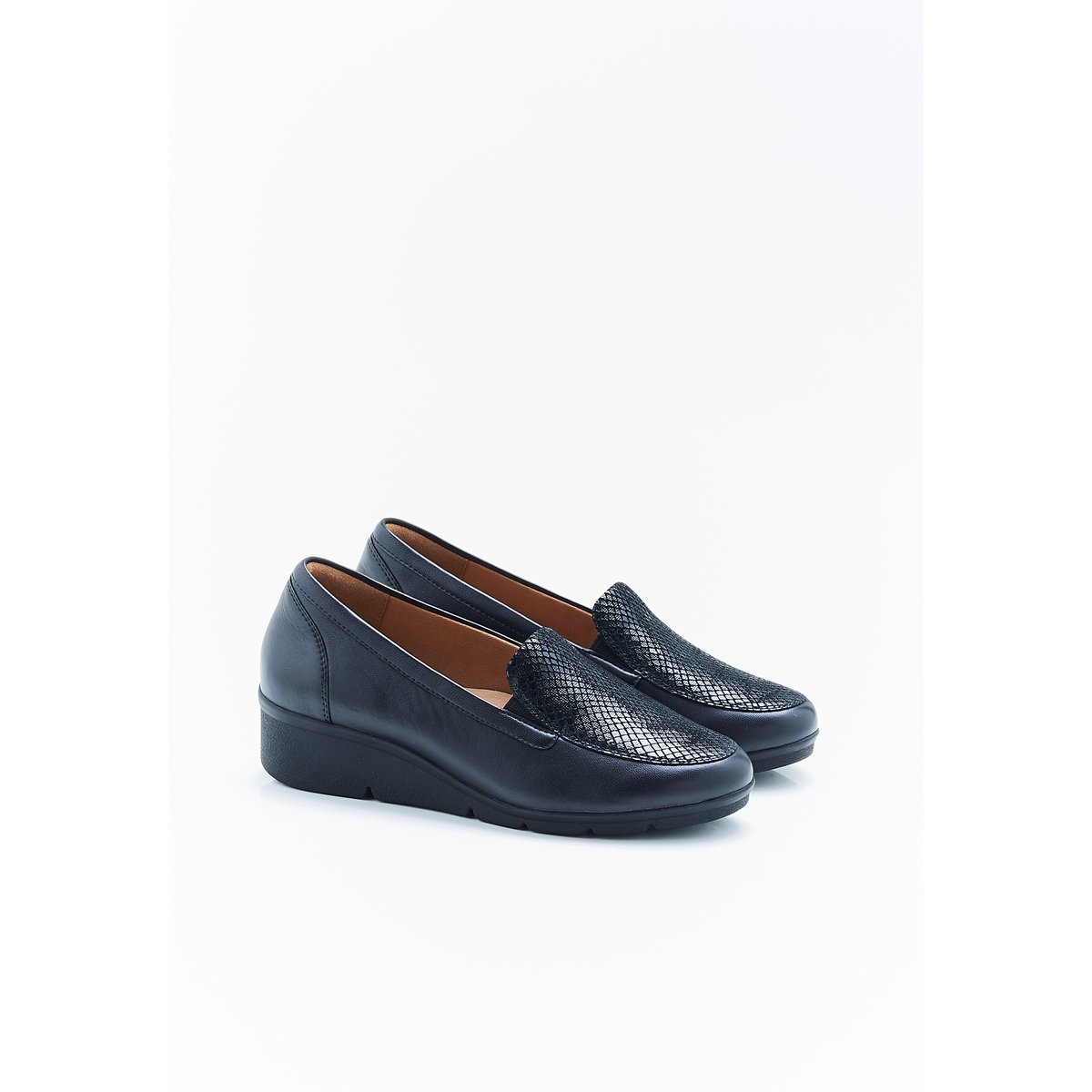Mocassins compensés Amortyl noir, DAMART