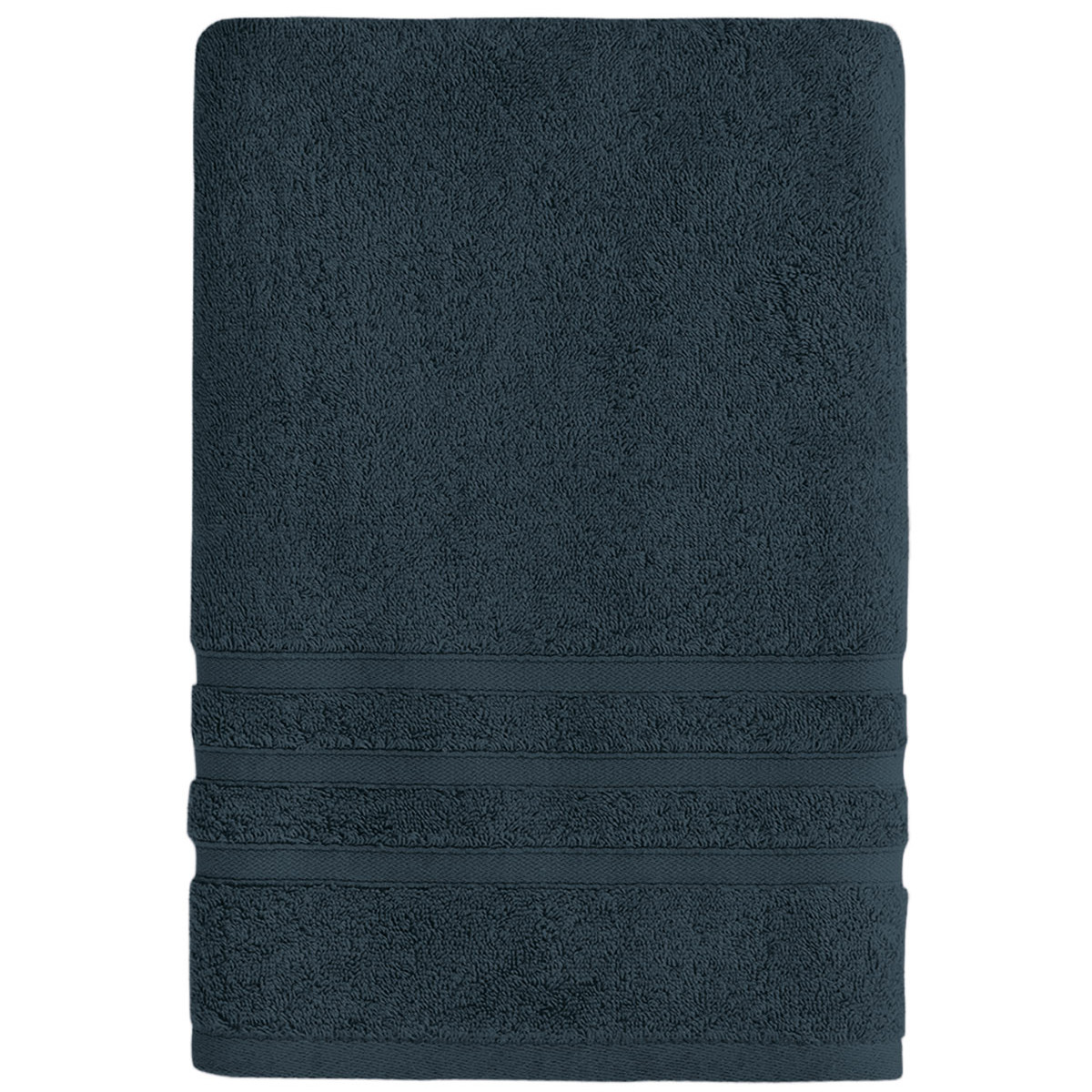 Ensemble coton bio 6 pièces ORGANIKA (2 gants + 2 serviettes + 2 draps de bain) denim, SENSEI MAISON