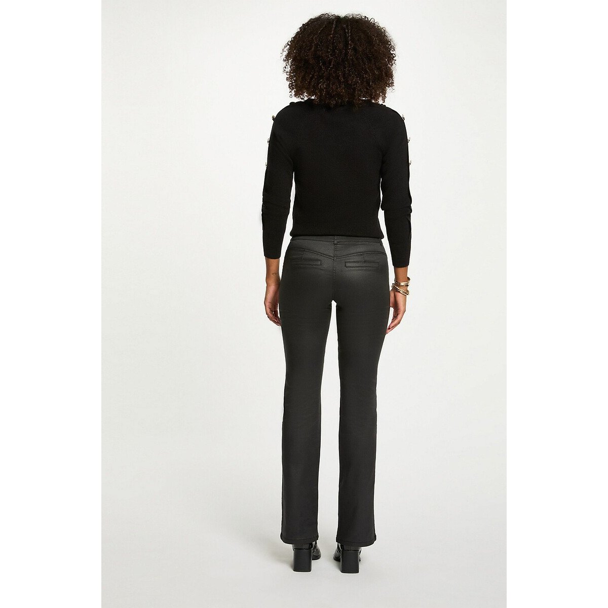 Boat Neck Jumper black, MORGAN