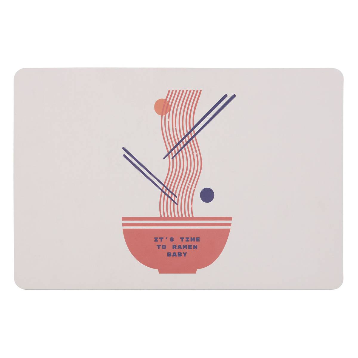 Set de table rectangulaire NIPPON gris, ATMOSPHERA