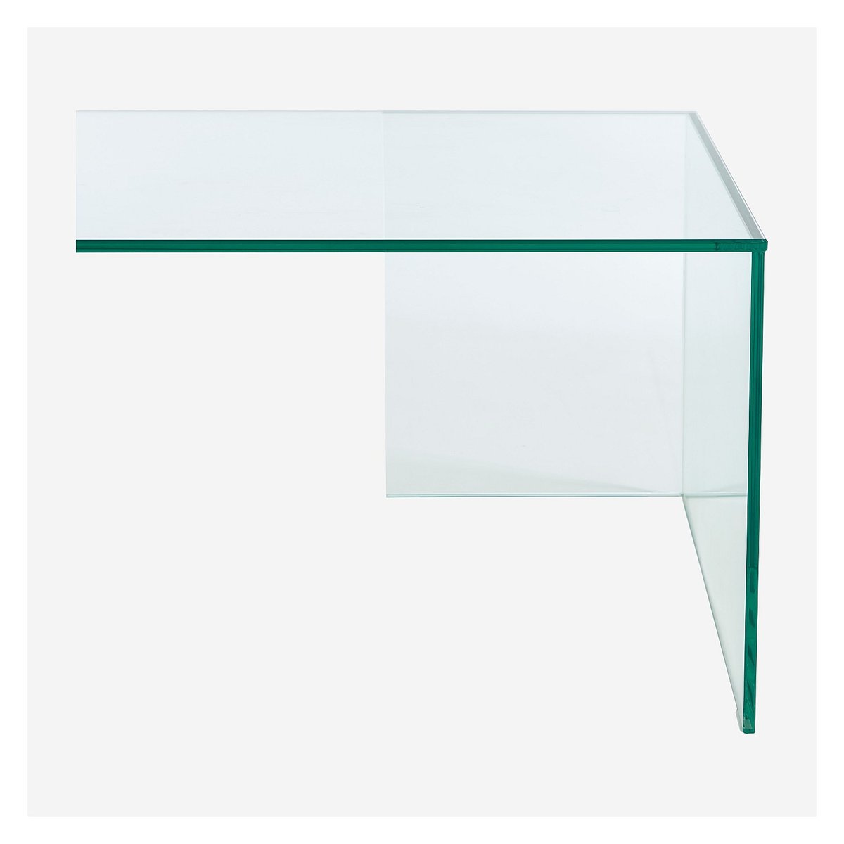 Table basse  verre ALYSSA transparent, HABITAT