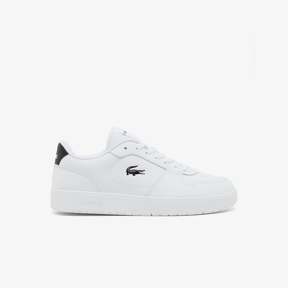 Sneakers Court Ace homme en cuir blanc-147, LACOSTE