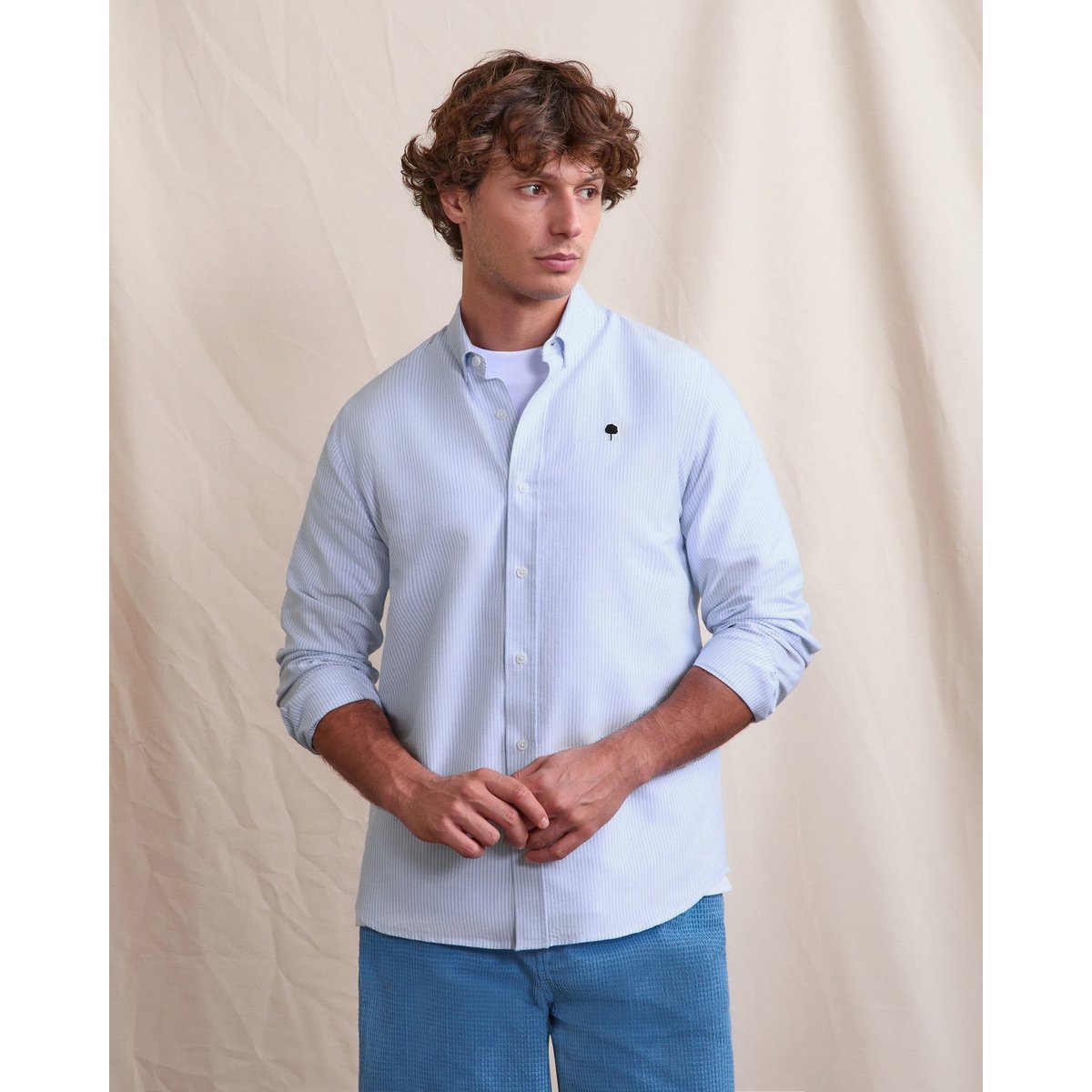 Chemise IVOY bleu ciel, FAGUO