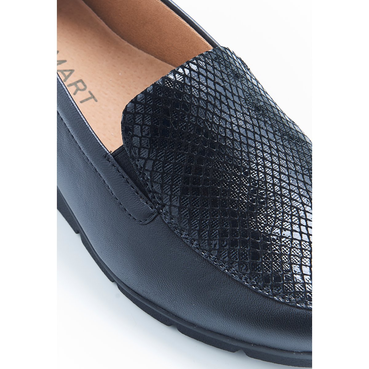 Mocassins compensés Amortyl noir, DAMART