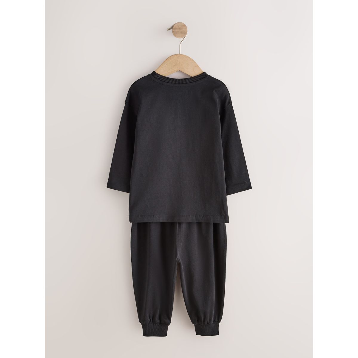 Pyjama jogging à manches longues, lot de 3 noir/rouge/pierre, NEXT