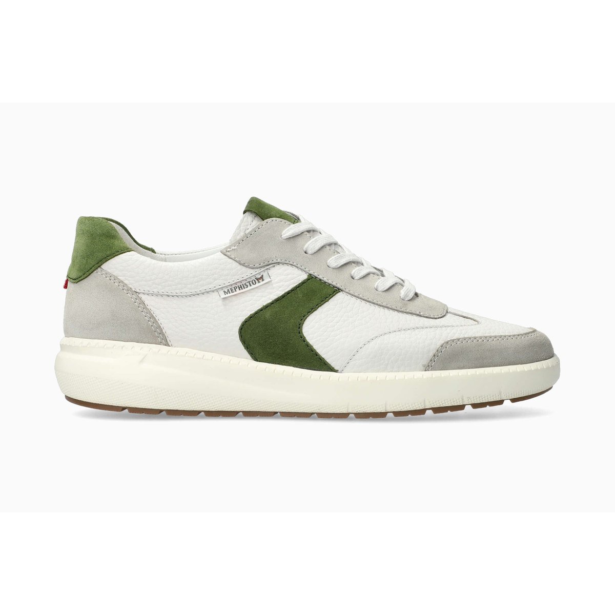 Baskets en cuir JENARO beige stone 514, MEPHISTO