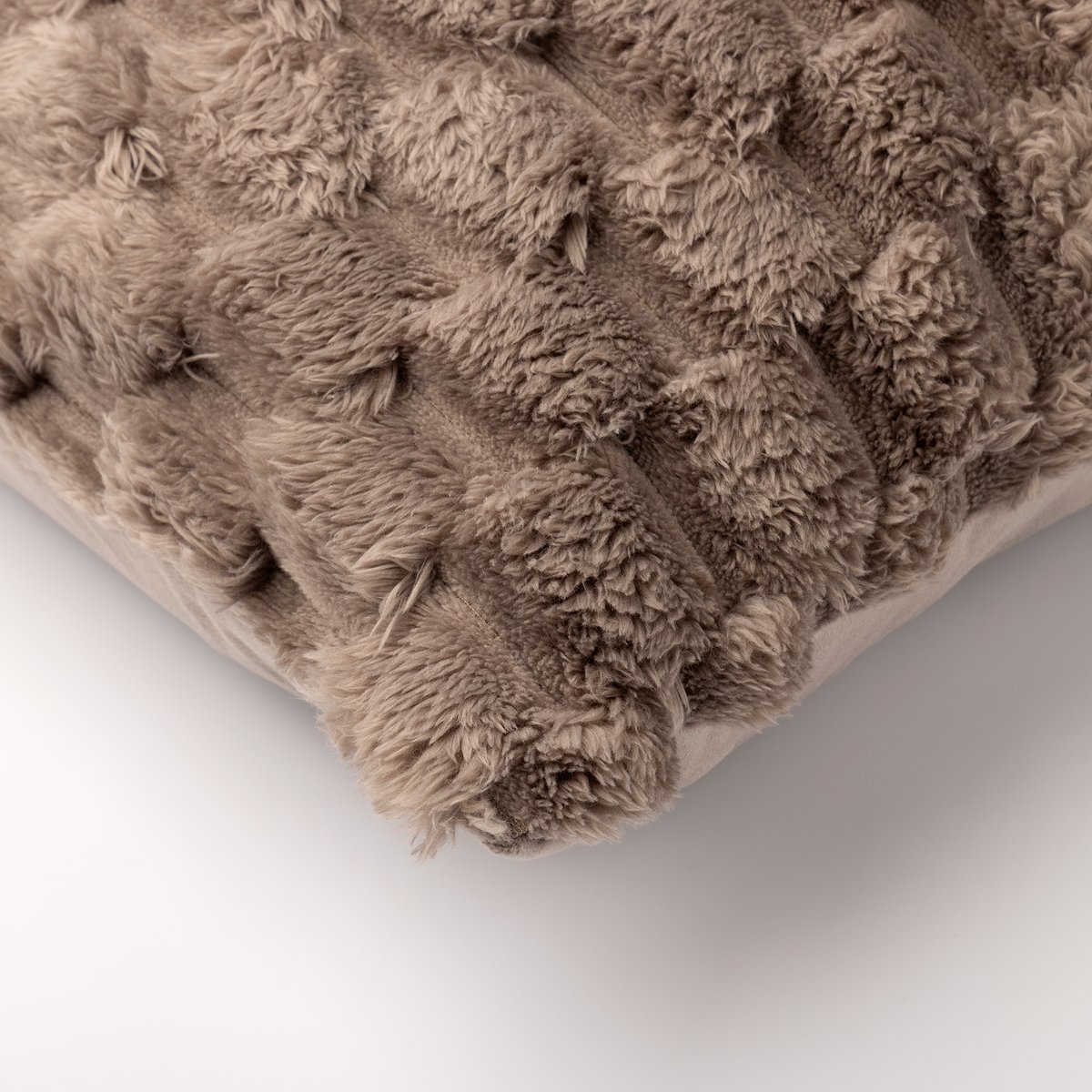 Housse de coussin Viva taupe, DUTCH DECOR