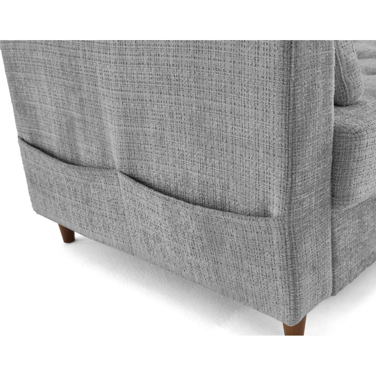 Canapé d'Angle Convertible 7 places - ANNA gris, BEST MOBILIER