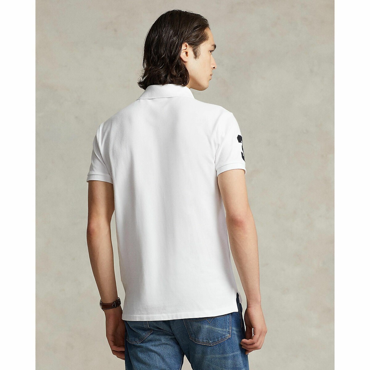 Polo manches courtes message blanc, POLO RALPH LAUREN