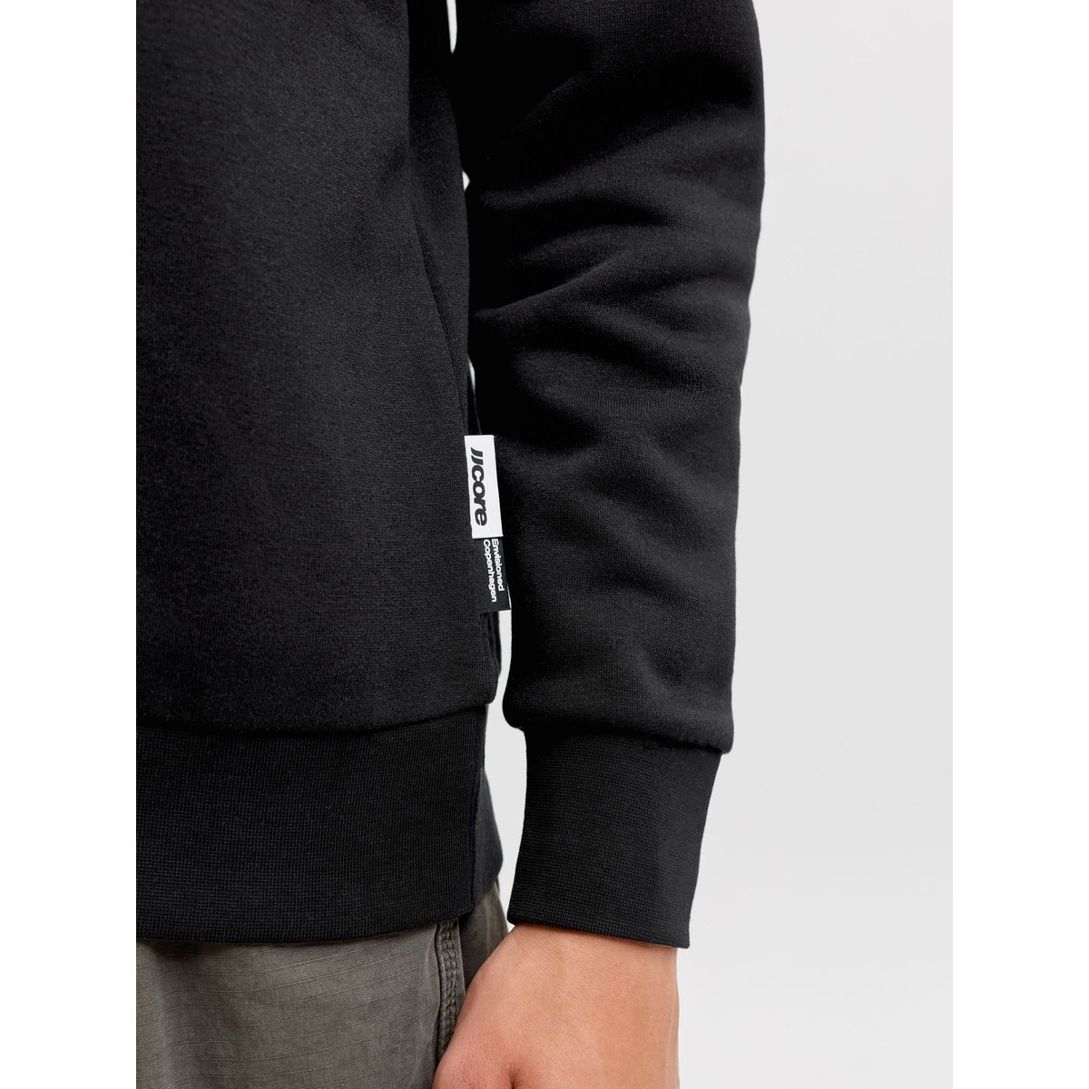 Sweat-Shirt black 1, JACK & JONES JUNIOR