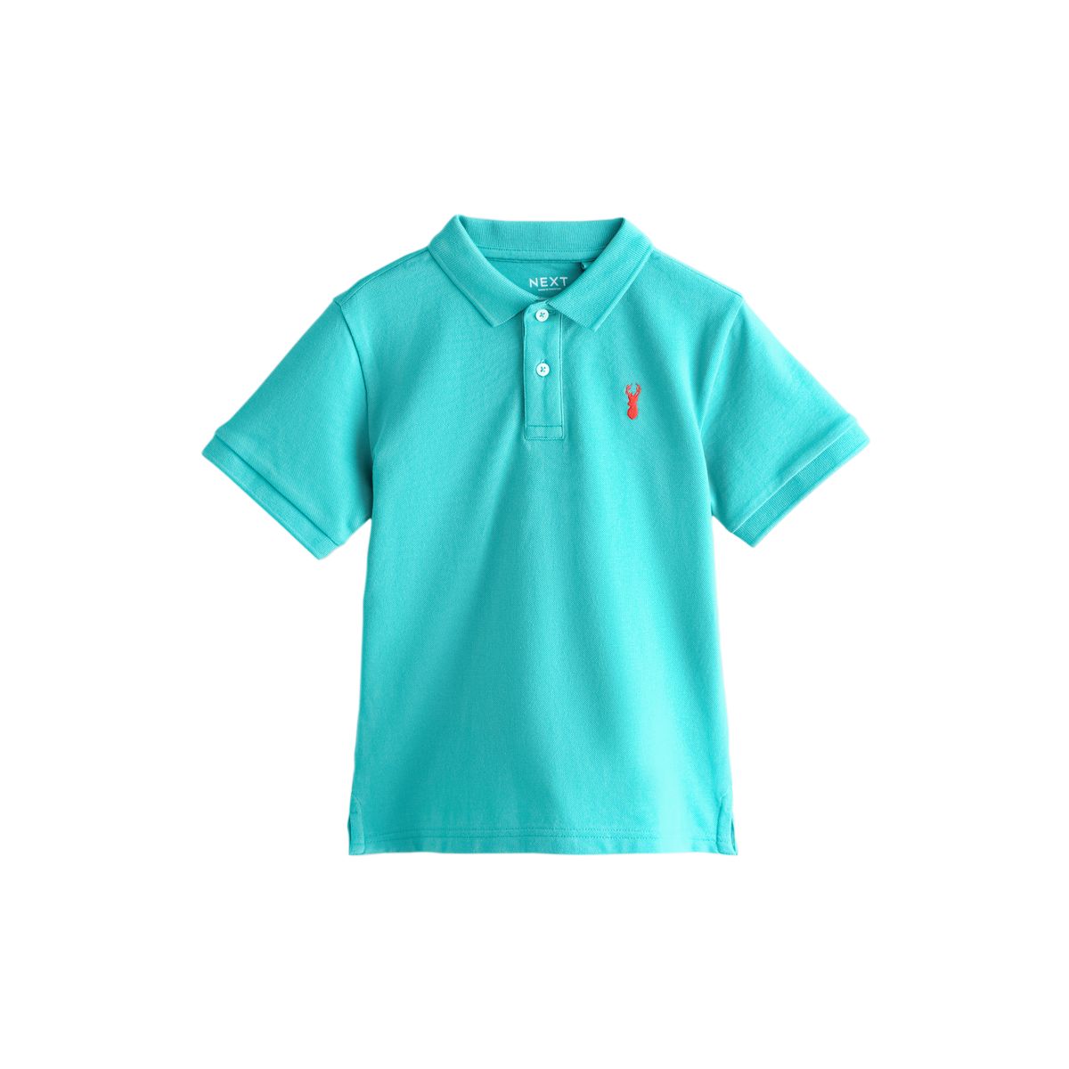Polo à manches courtes, lot de 3 corail/aigue-marine/marine, NEXT
