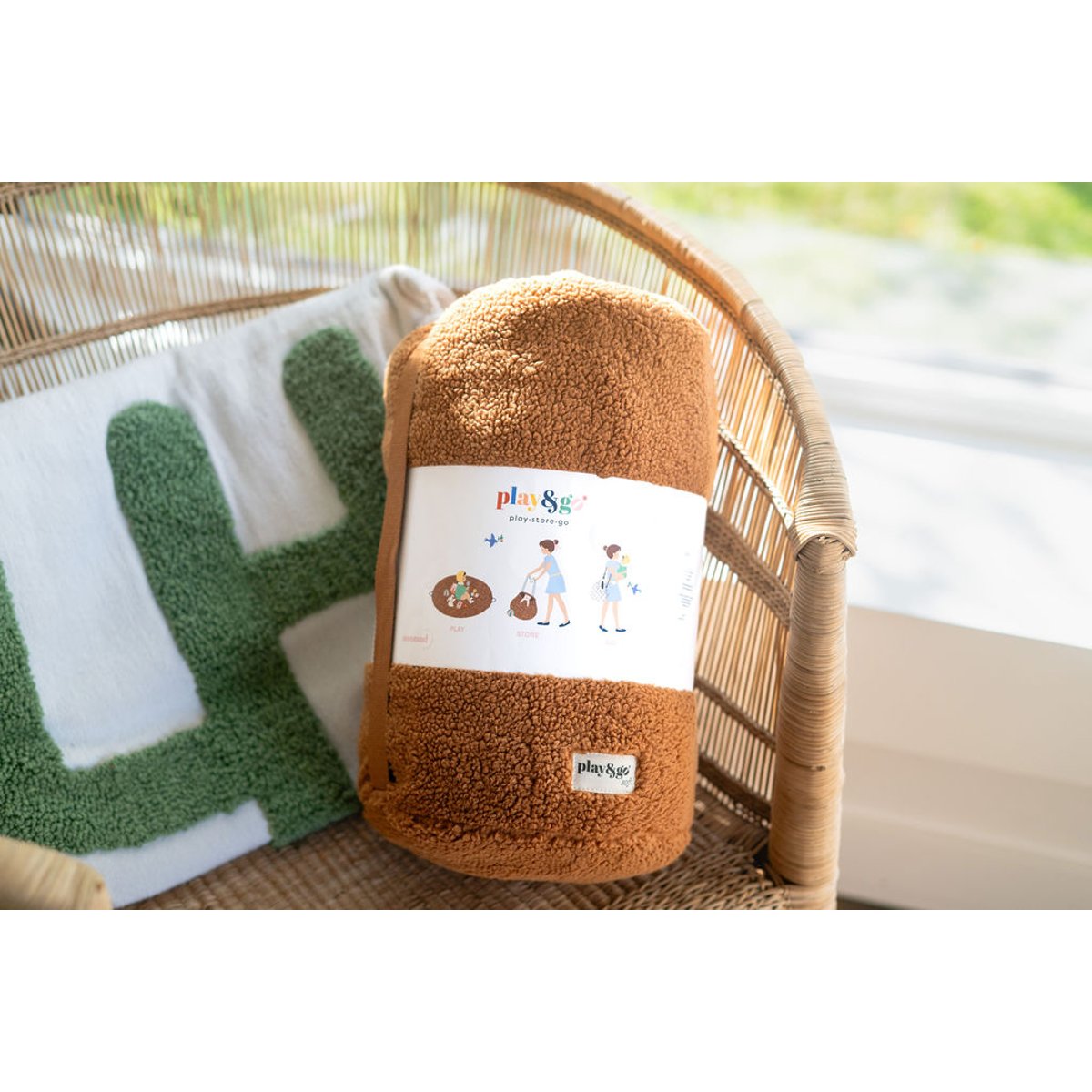 play&go - tapis d´éveil & sac - brown teddy brown, PLAY ET GO