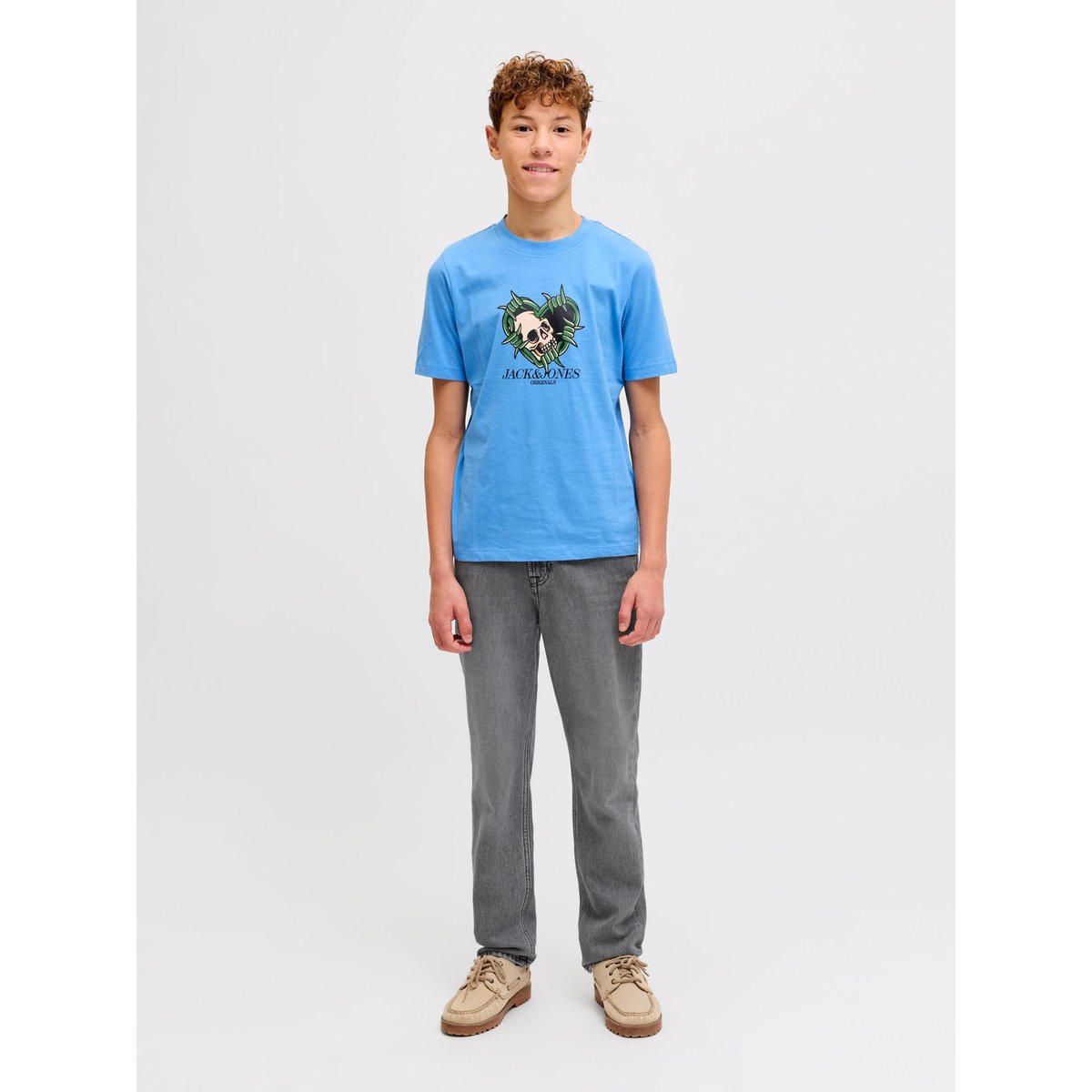 Coupe Regular grey denim, JACK & JONES JUNIOR