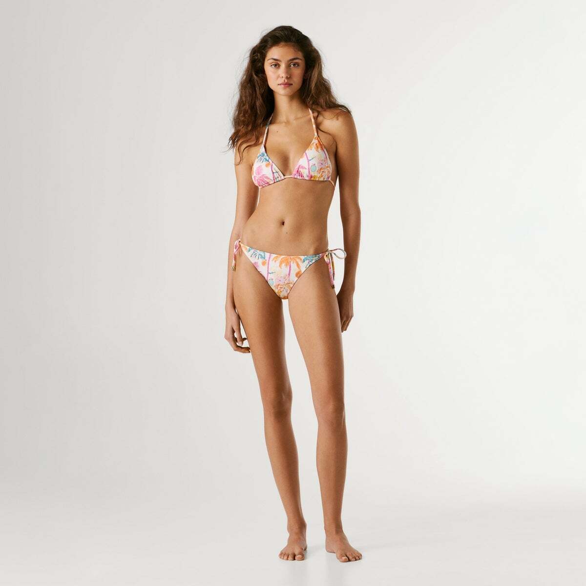Bas De Bikini Tropical fuchsia profond, PEPE JEANS