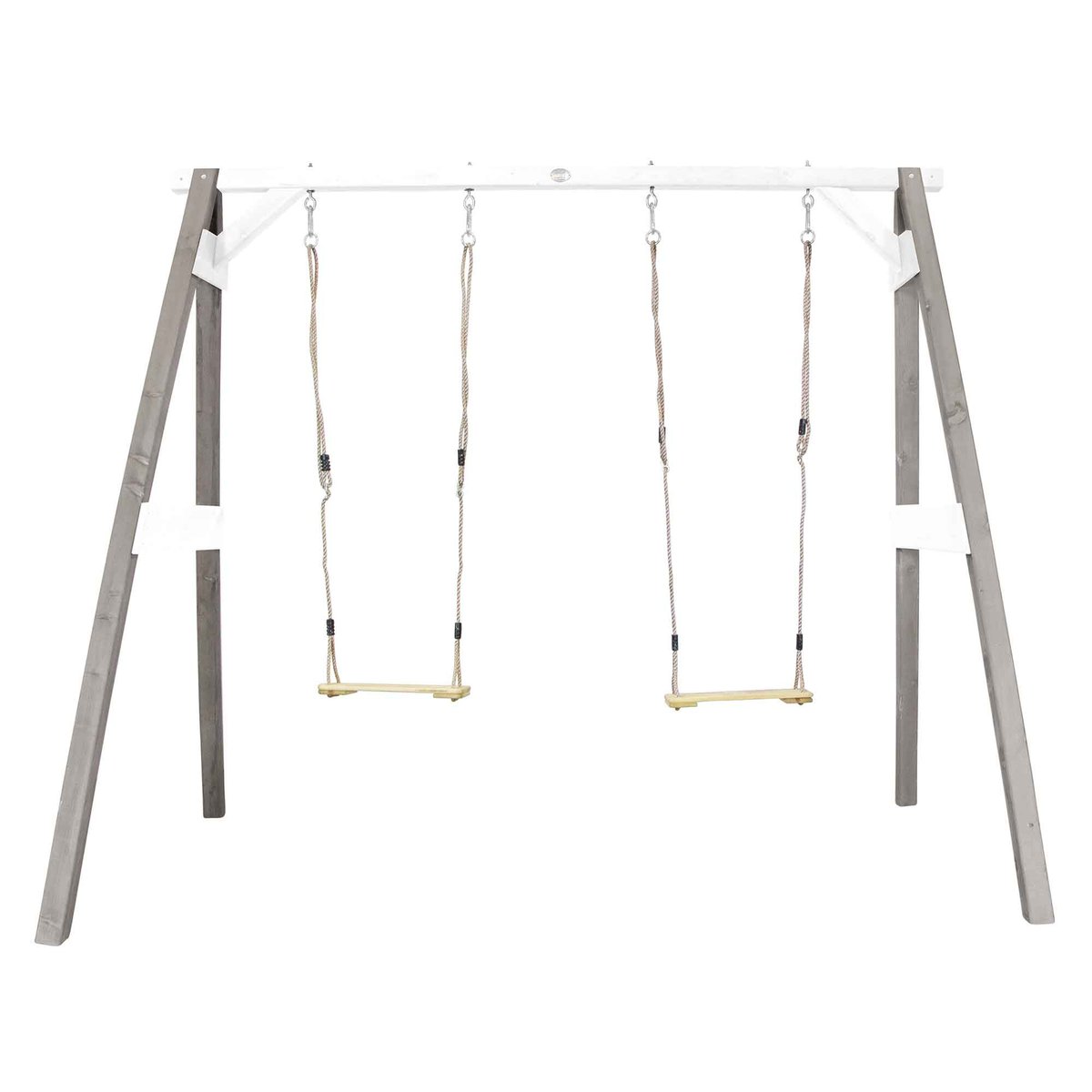 Portique en bois balançoire double Swing Double naturel, AXI