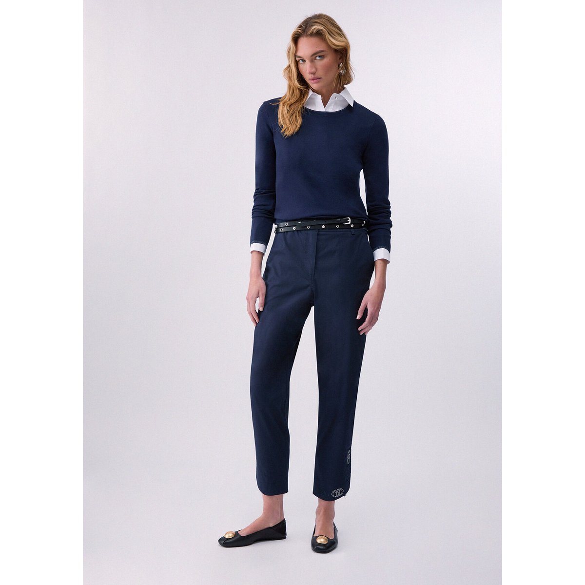 Pull Liu Jo Better bleu marine, LIU JO
