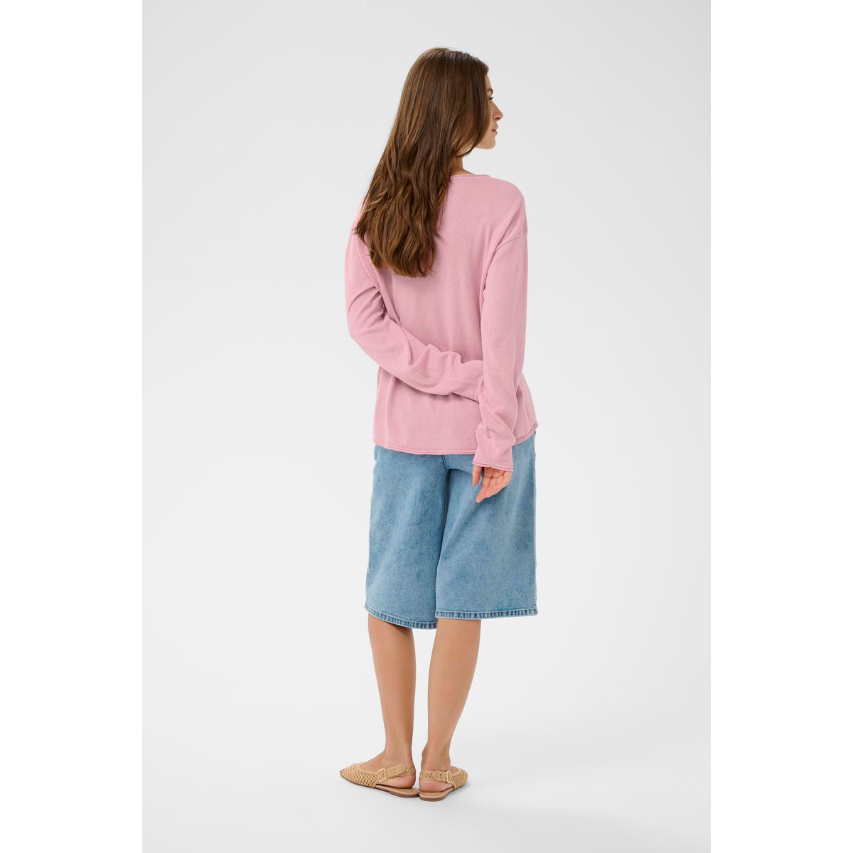 Pullover tricoté rose pink nectar, CREAM