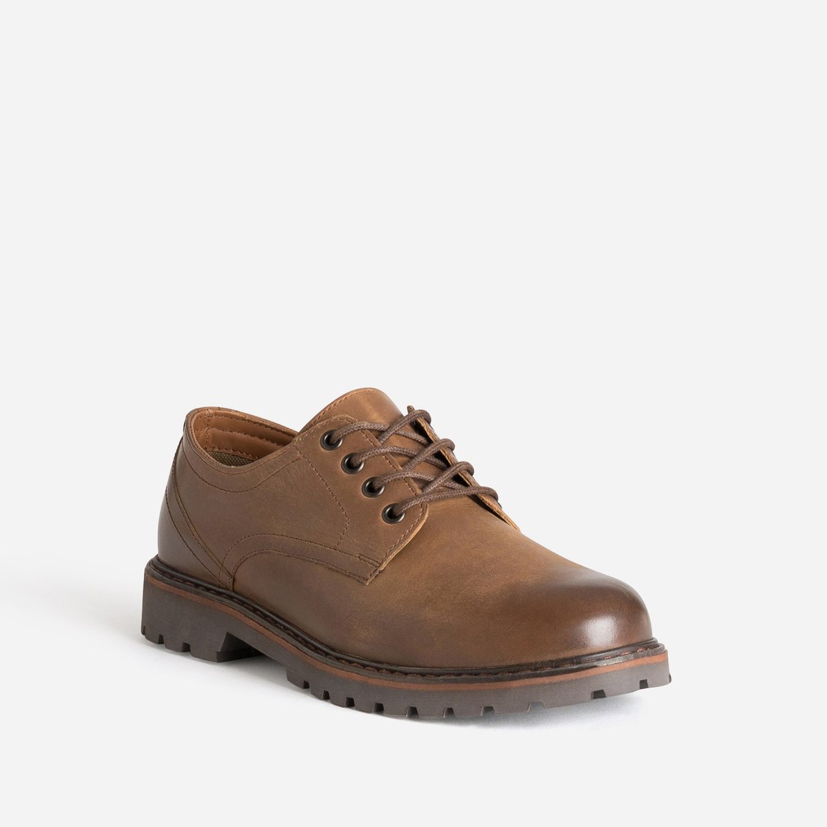 Derby en cuir FABRIZZIO cognac, ERAM