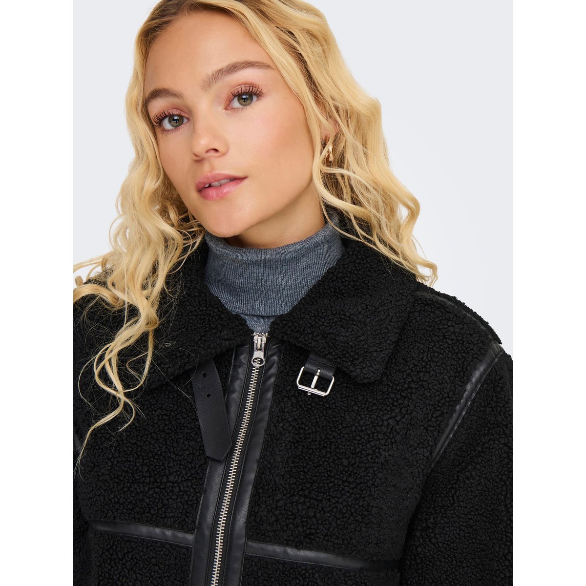 Manteau En Peluche black, JDY