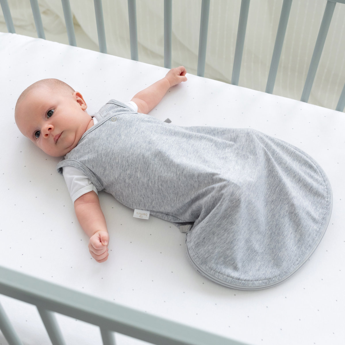 Gigoteuse sans manches été - TOG 0.5 Jersey d’été mix grey, BEMINI