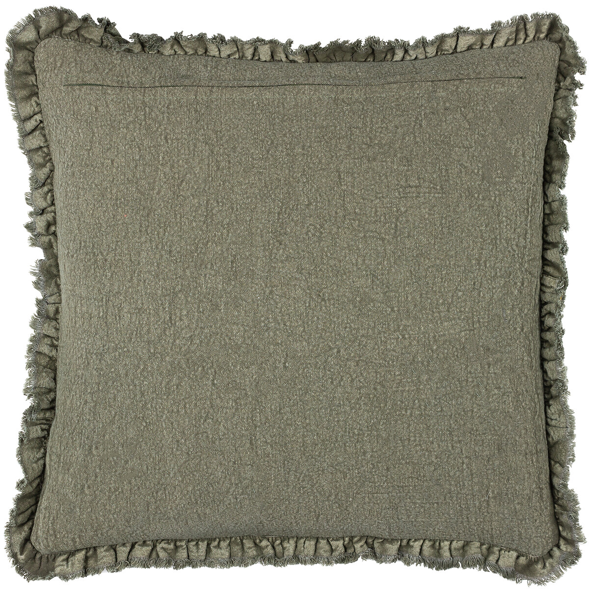Bertie Cotton Velvet Cushion moss , YARD