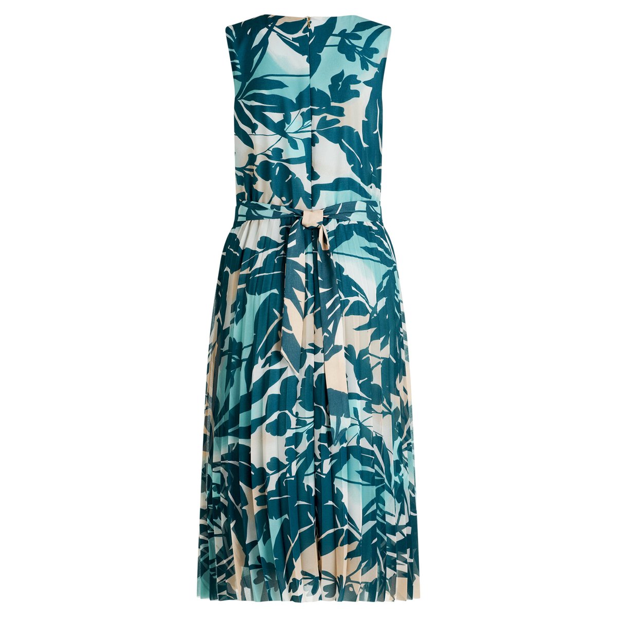 Robe en chiffon à plis petrol/mint, BETTY & CO