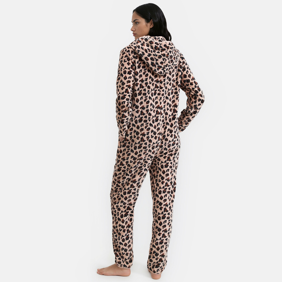 Leopard Print Fleece Onesie leopard print, SO'HOME