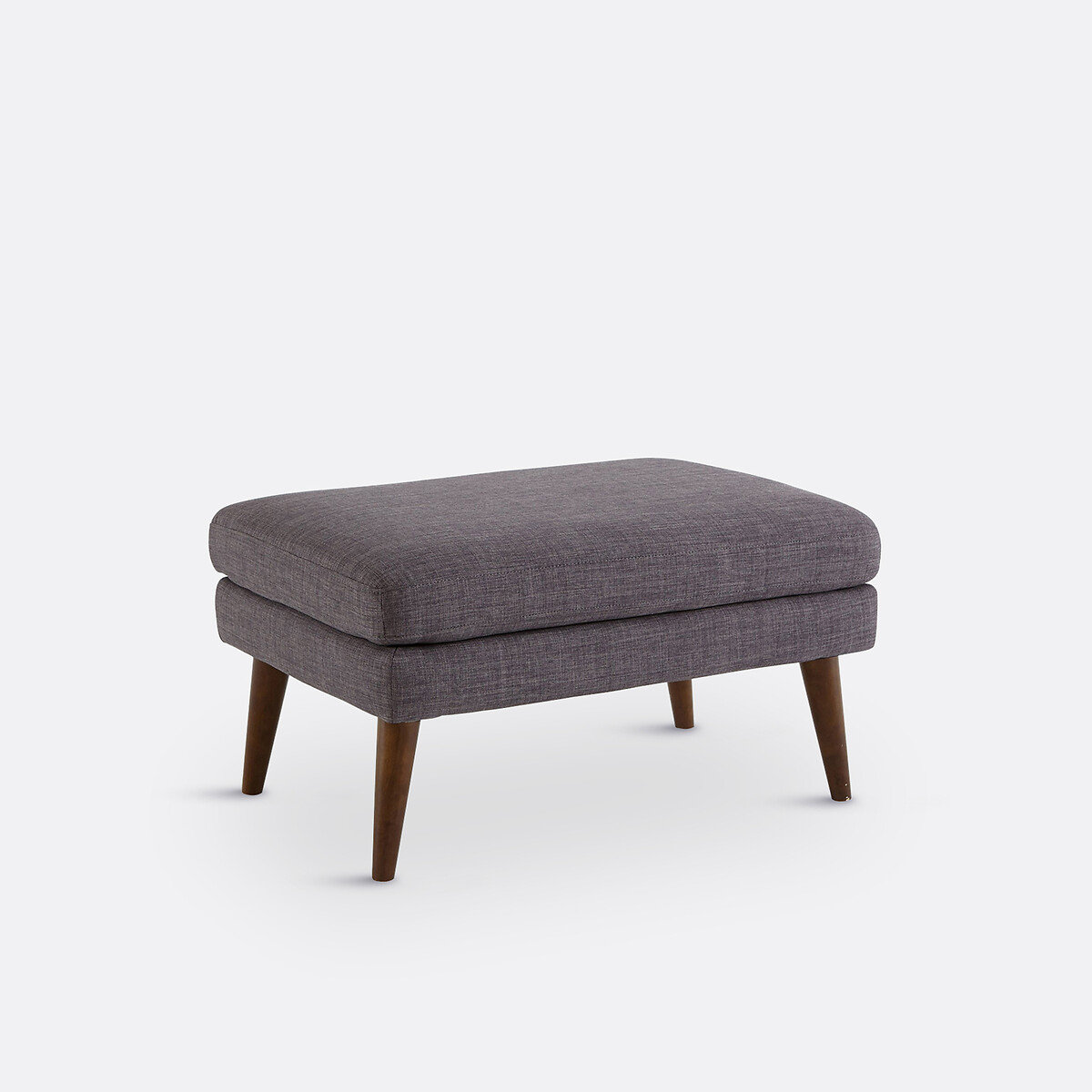 Pouf polyester, Séméon gris anthracite, LA REDOUTE INTERIEURS