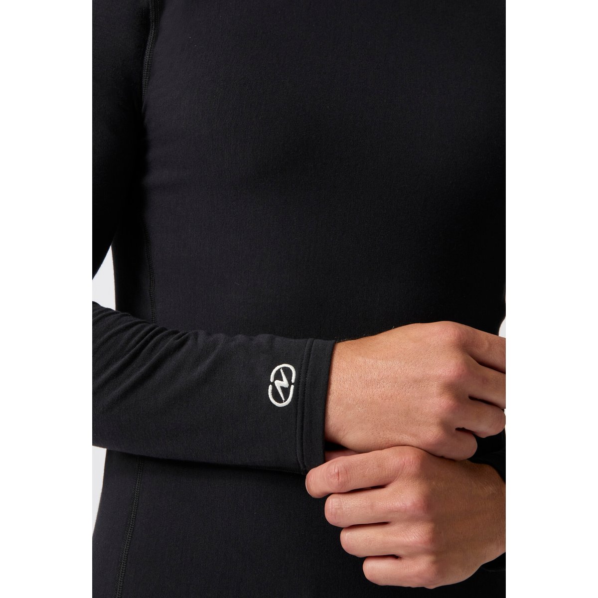 T-shirt Thermolactyl Comfort 4 col rond, noir, DAMART SPORT