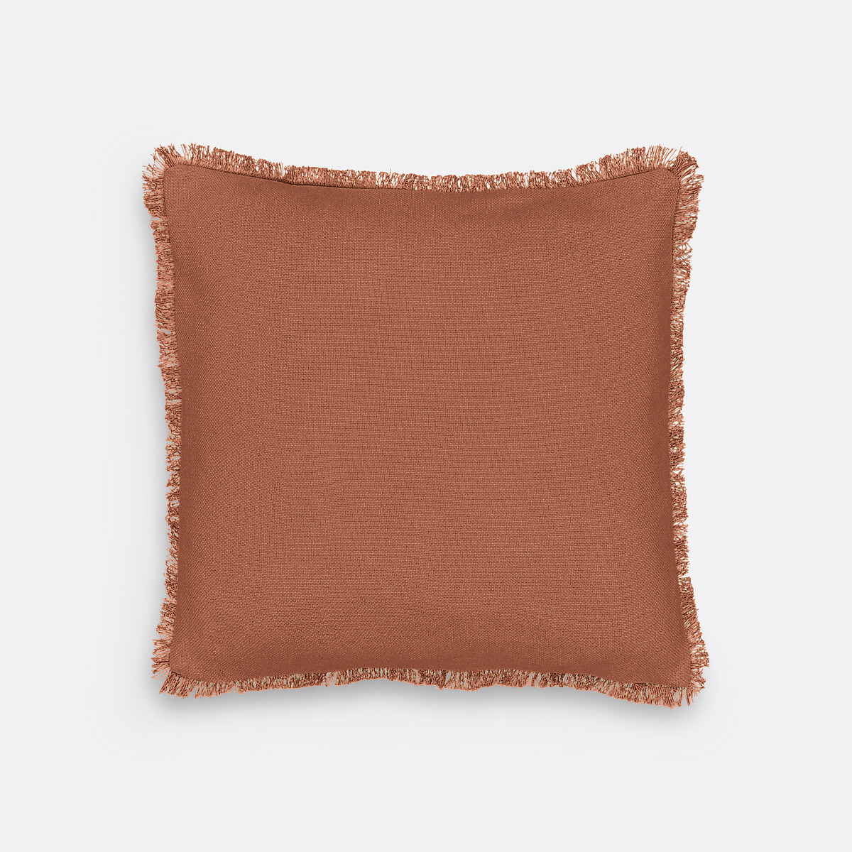 Funda de cojín de algodón trenzado, Panama caoba, LA REDOUTE INTERIEURS