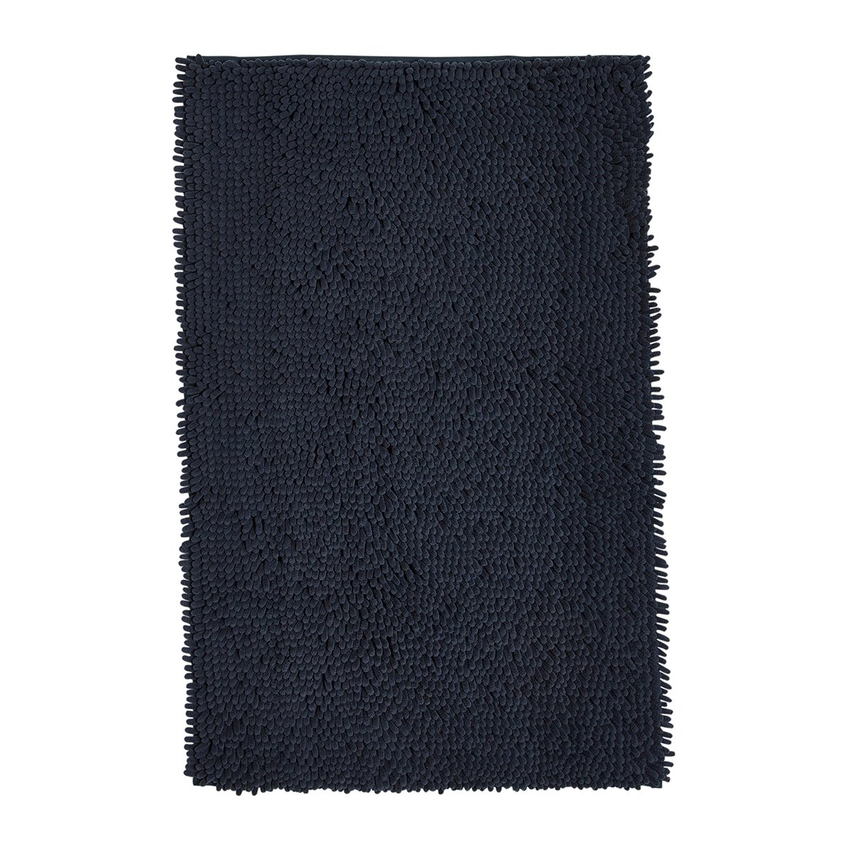 Tapis de bain mèche uni ESSENTIAL bleu marine, TODAY