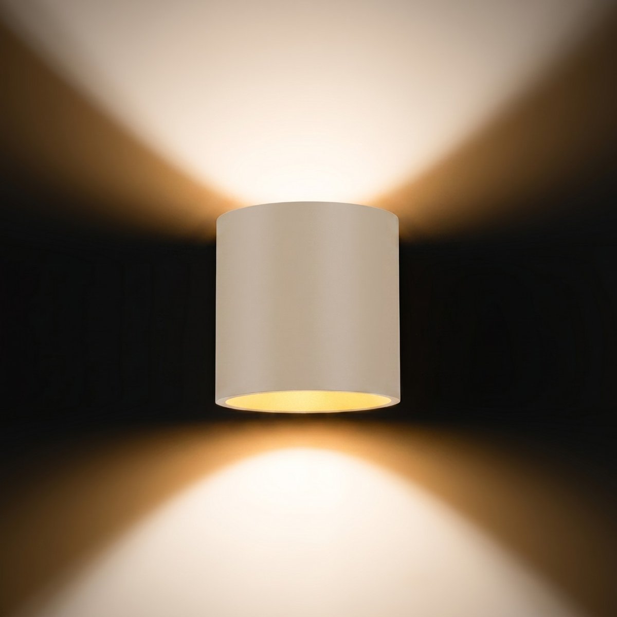 Applique murale Aluminium Beige G9 1 Orbis beige, EDEN