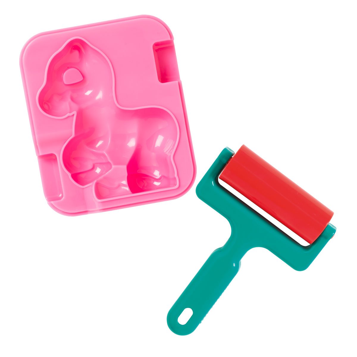 Coffret de pâte à modeler Poneys blanc, OXYBUL
