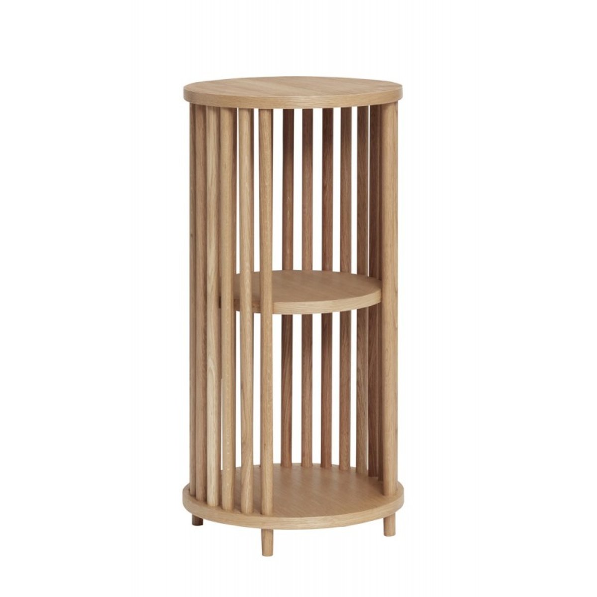Table D'appoint Ronde Style Scandinave Bois bois clair, HUBSCH