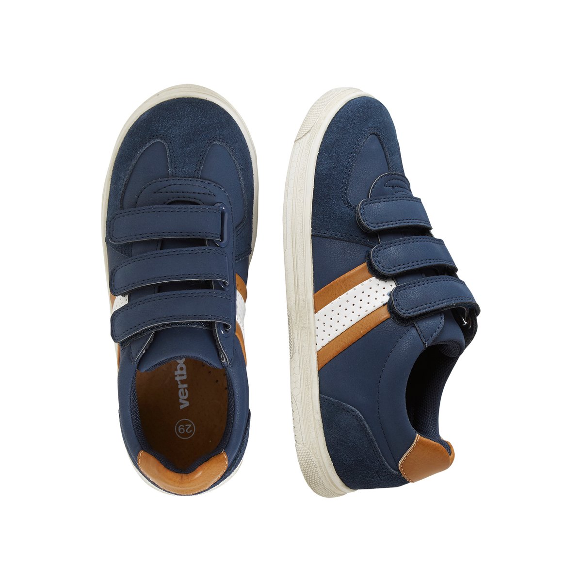 Tennis Scratchées navy, VERTBAUDET
