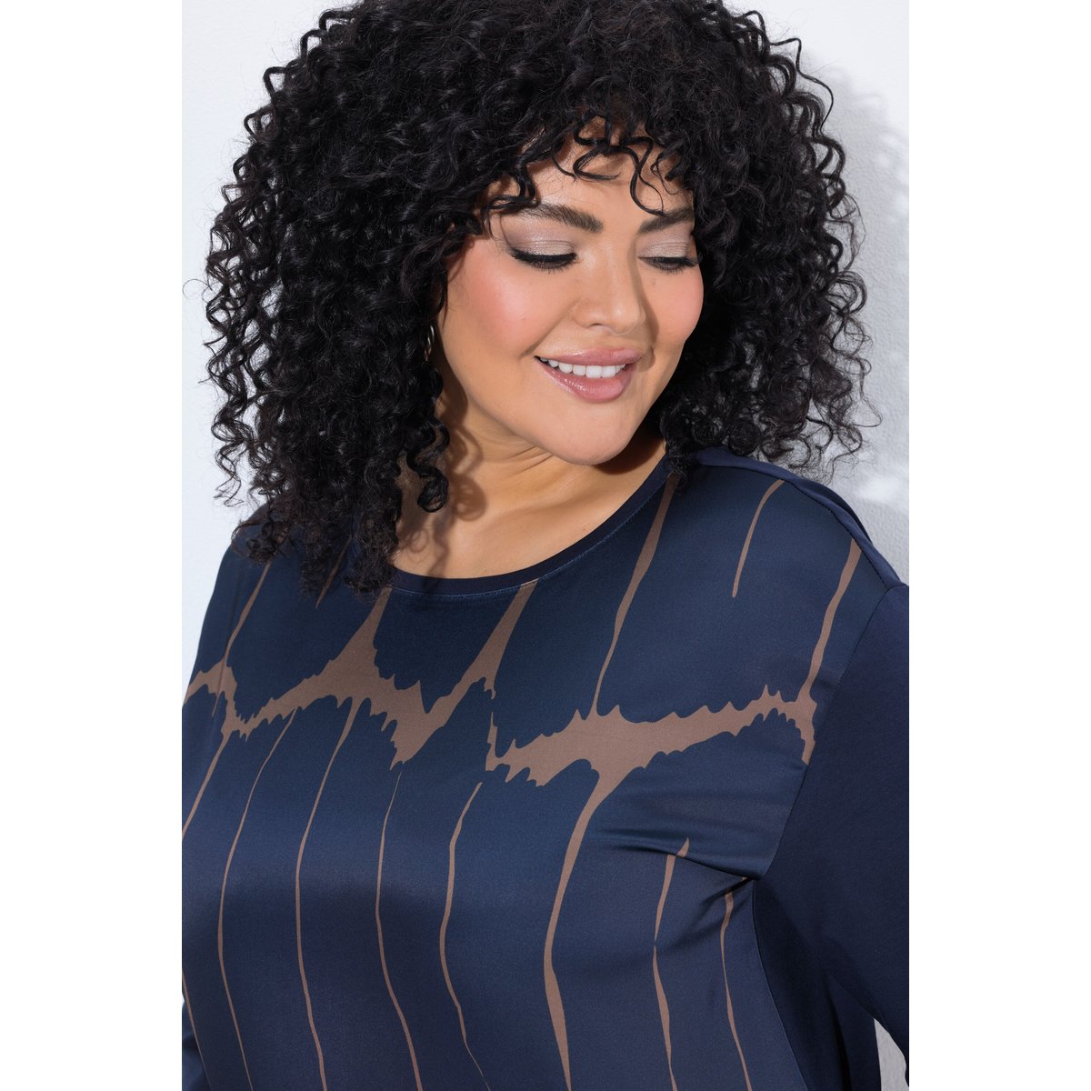 T-shirt oversize marine, ULLA POPKEN