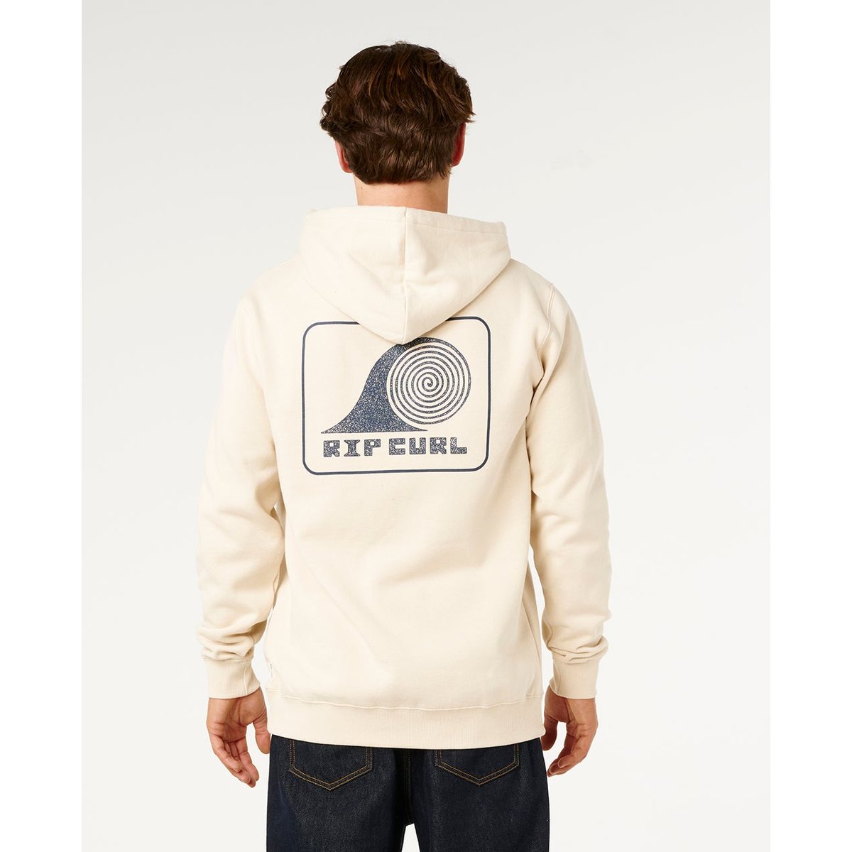 Sweat à capuche Artist of the SEARCH blanc vintage, RIP CURL