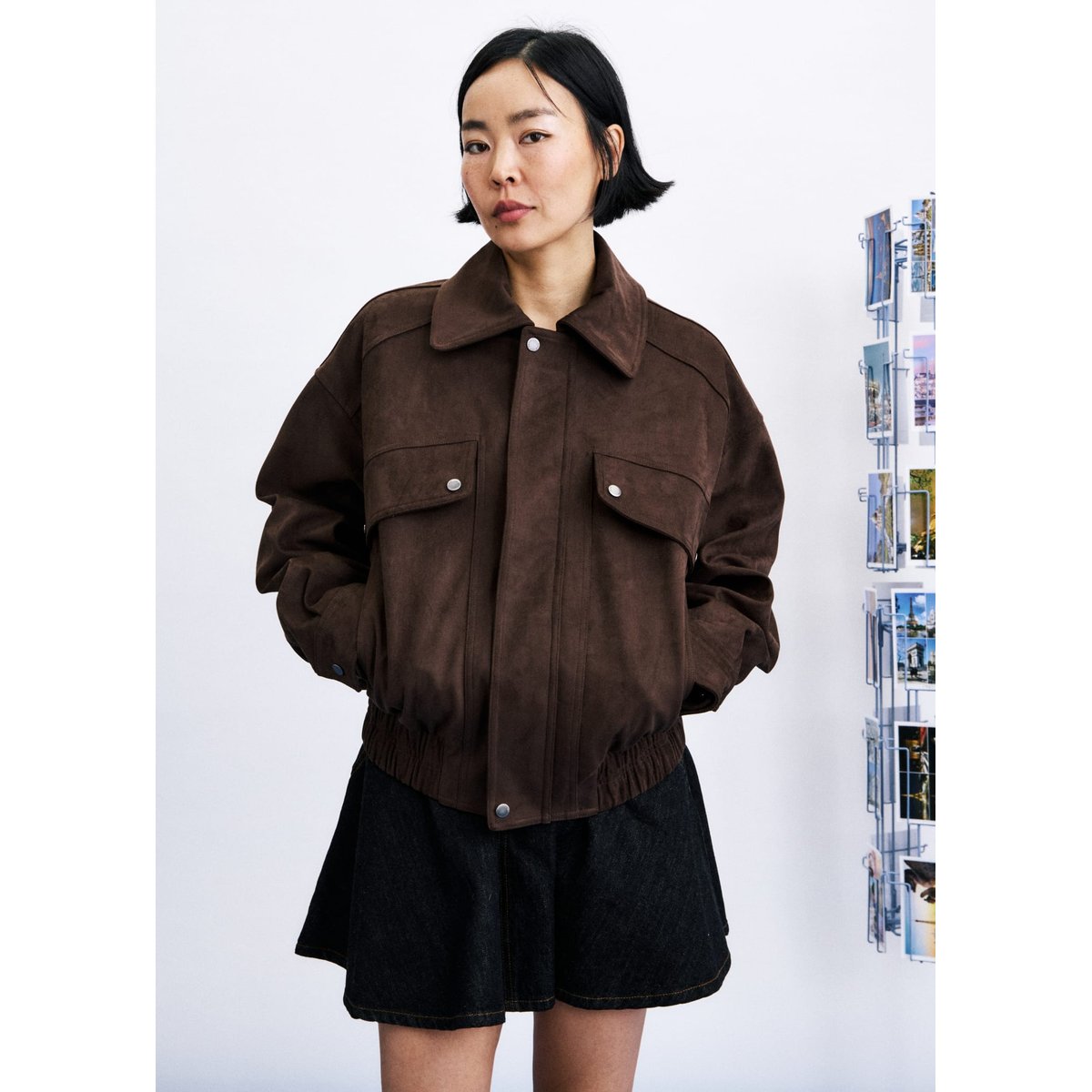 Veste Foxton FOXTON marron chocolat, FRNCH