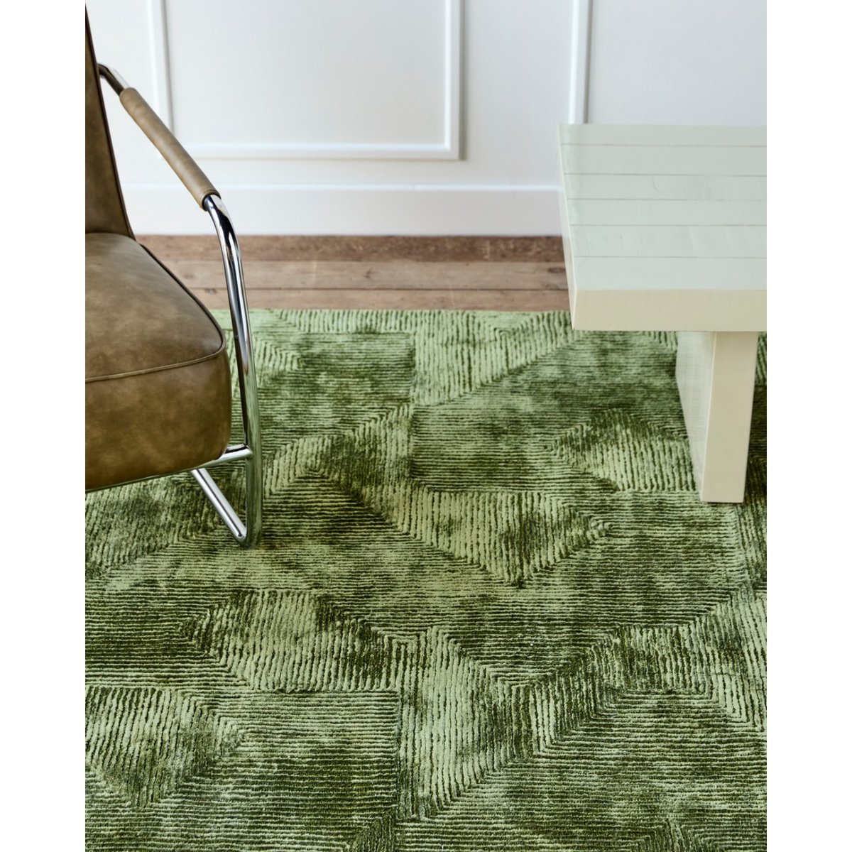 Tapis Shine 230x160 cm vert, HOUSE DOCTOR