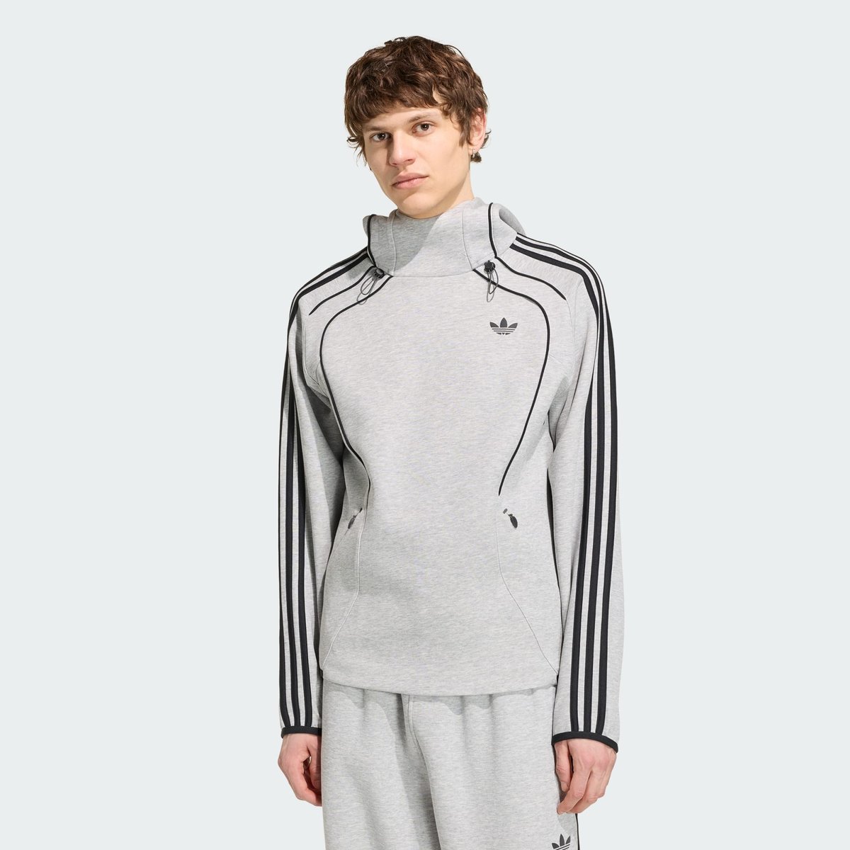 Sweat-Shirt À Capuche Spacer Teamgeist 26 Cutline Sweat-Shirt À Capuche Spacer Teamgeist 26 Cutline medium grey heather, adidas Originals