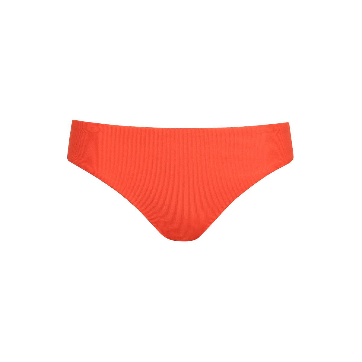 Bas maillot slip de bain taille haute Normandie orange, LISCA