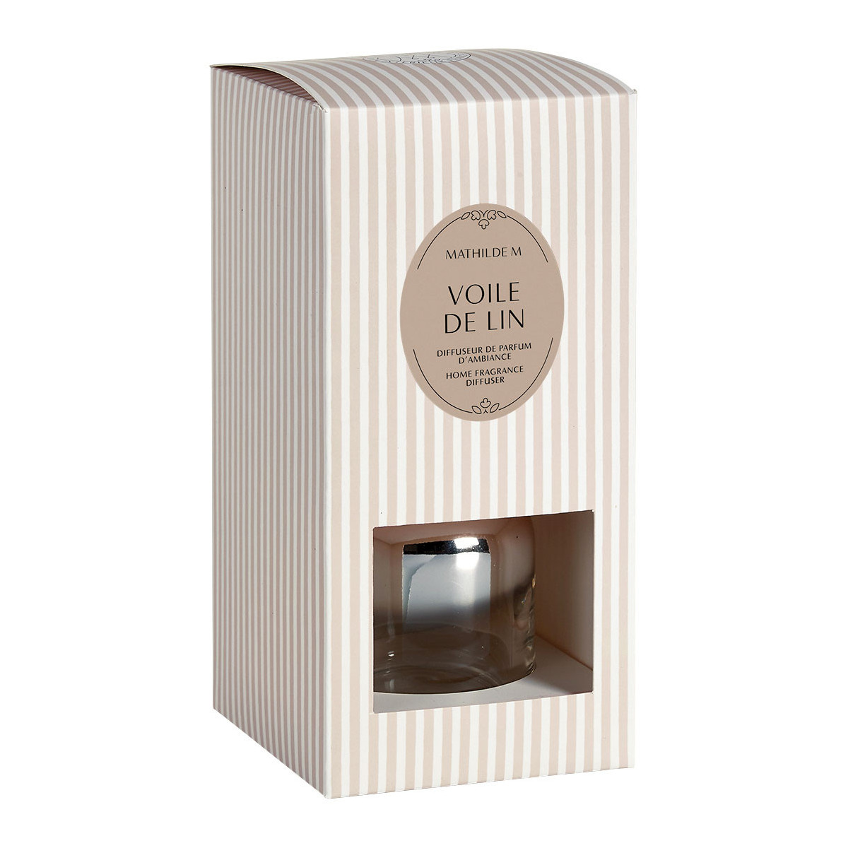 Diffuseur de parfum d'ambiance 200 ml - Voile de Lin transparent, MATHILDE M