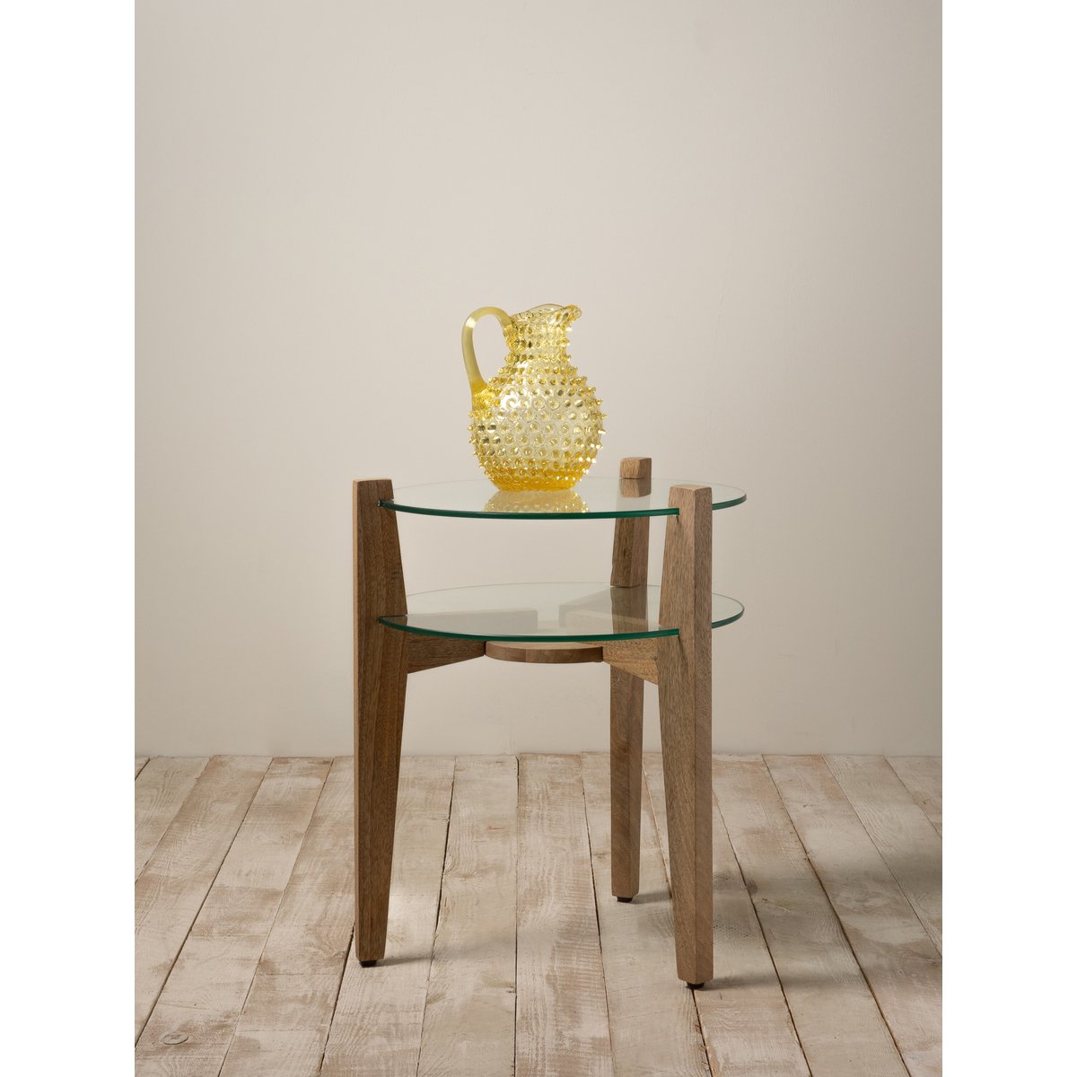 Table d'appoint en bois NIVEAUX bois clair, CHEHOMA