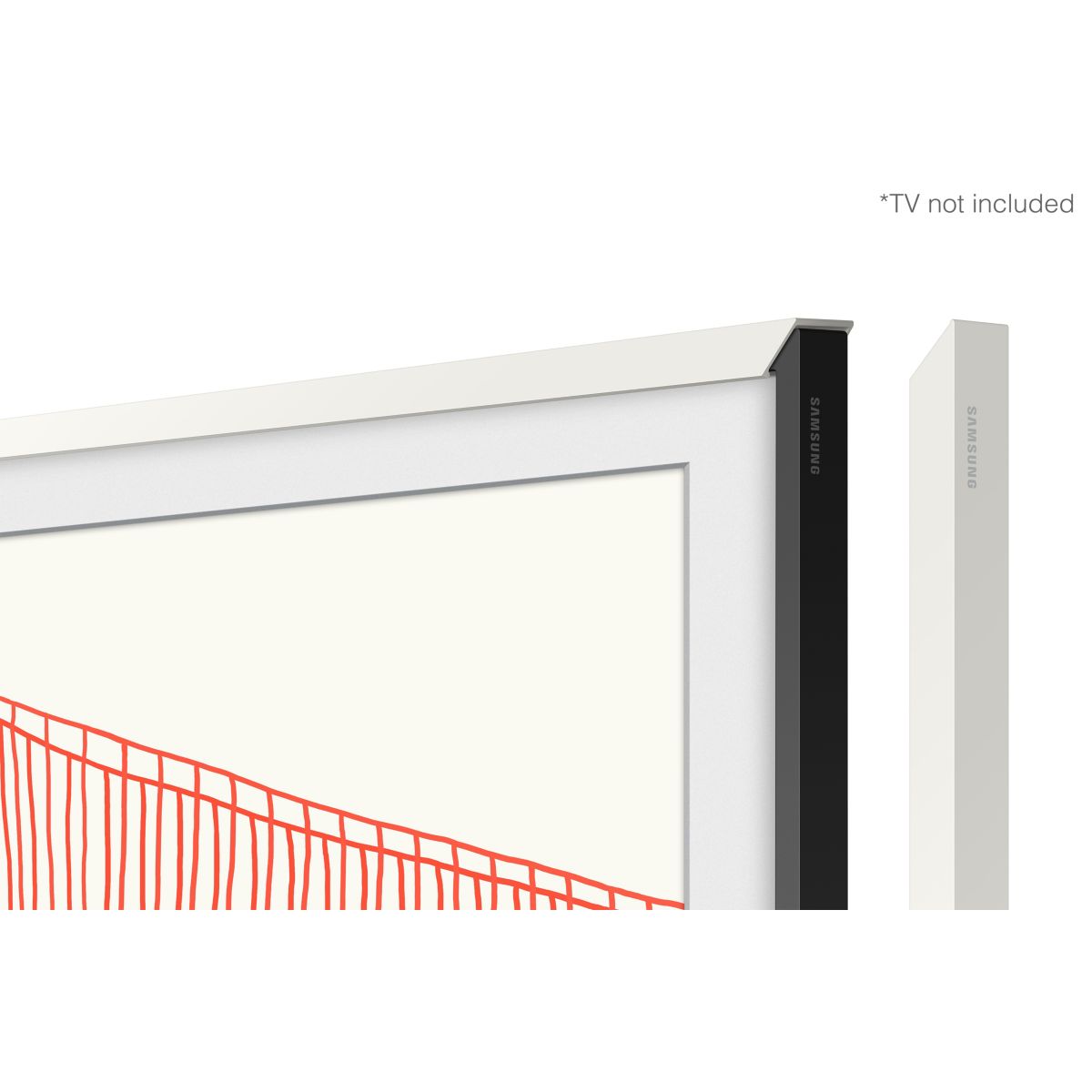 Cadre The Frame couleur Blanc - Compatible TV The Frame 85'' couleur unique, SAMSUNG