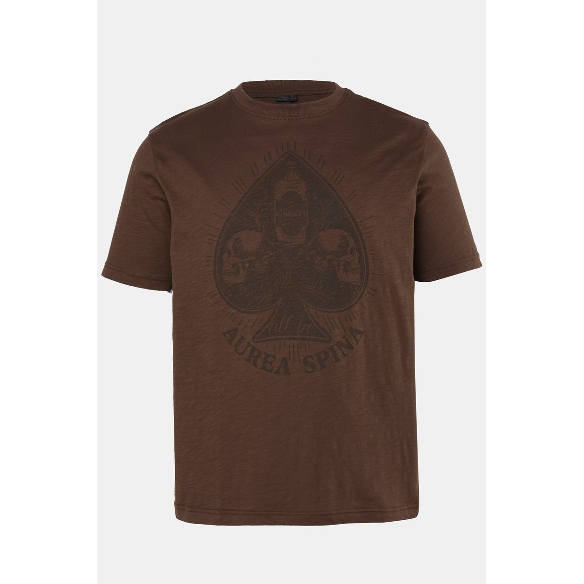 T-shirt à manches courtes et imprimé chocolat noir, JP1880