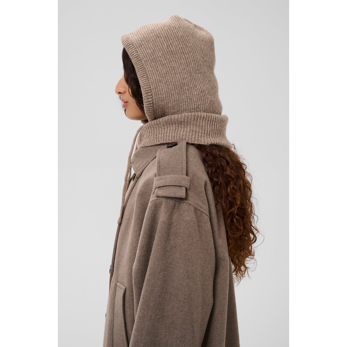 Capuche beige desert taupe melange, SOAKED IN LUXURY